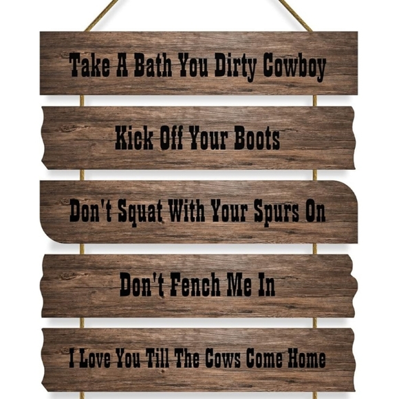 12.2x17.5 inch cowboy western wall decor (36) - Picture 1 of 8